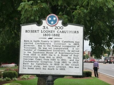 Robert Looney Caruthers Marker image. Click for full size.