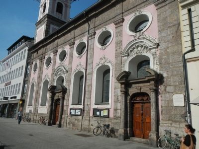 Spitalskirche Marker. Click for full size. Spitalskirche Marker image. Click for full size.