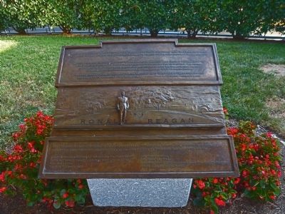 Ronald Reagan Marker. Click for full size. Ronald Reagan Marker image. Click for full size.