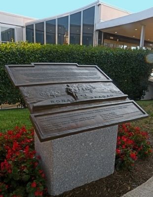 Ronald Reagan Marker. Click for full size. Ronald Reagan Marker image. Click for full size.