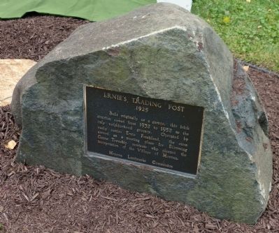 Ernie's Trading Post Marker. Click for full size. Ernie's Trading Post Marker image. Click for full size.