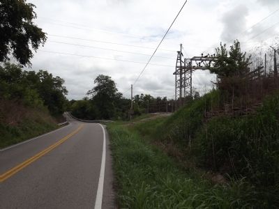 Site of First Rural Electric Co-Op Substation in County Marker image. Click for full size.