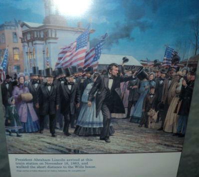 Lincoln at the Western Maryland Station image. Click for full size.