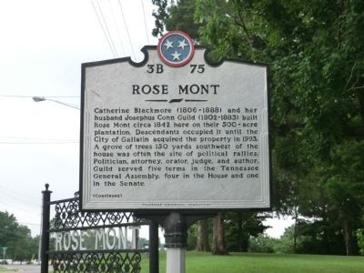Rose Mont Marker image. Click for full size.