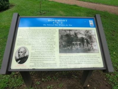 Rosemont Marker. Click for full size. Rosemont Marker image. Click for full size.