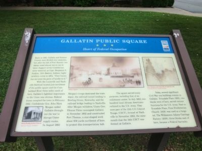 Gallatin Public Square Marker image. Click for full size.