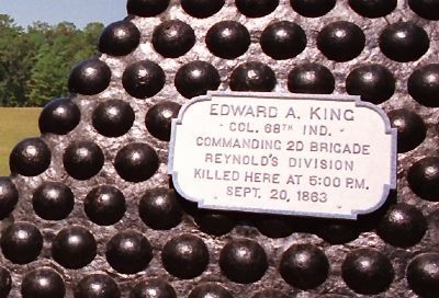 Edward A. King Memorial Shell Monument image. Click for full size.