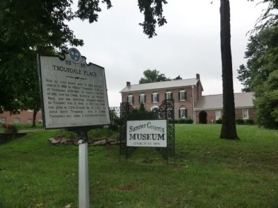 Trousdale Place Marker. Click for full size. Trousdale Place Marker image. Click for full size.