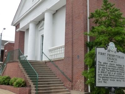 First Presbyterian Church Marker image. Click for full size.