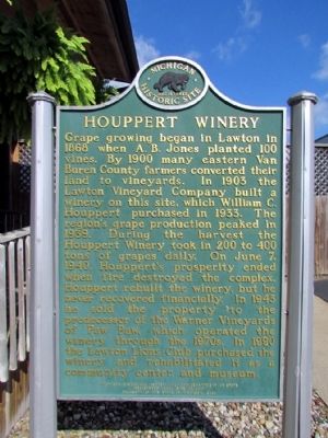 Houppert Winery Marker image. Click for full size.