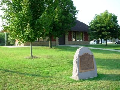 Whitewater Historical Society Depot Museum Marker image. Click for full size.