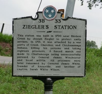 Ziegler's Station Marker. Click for full size. Ziegler's Station Marker image. Click for full size.