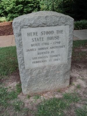 Here Stood The State House Marker. Click for full size. Here Stood The State House Marker image. Click for full size.