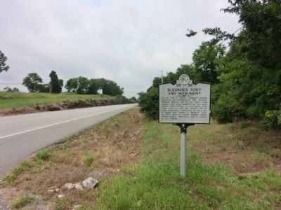 Bledsoe's Fort and Monument Marker image. Click for full size.