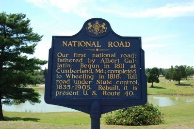 National Road Marker image. Click for full size.