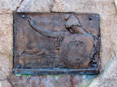 U.S.S. Maine Memorial Marker. Click for full size. U.S.S. Maine Memorial Marker image. Click for full size.