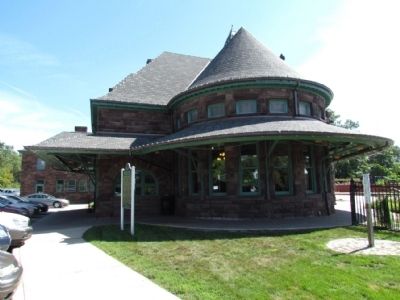 West End of Michigan Central Railroad Depot. Click for full size. West End of Michigan Central Railroad Depot image. Click for full size.