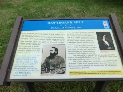 Hawthorne Hill Marker image. Click for full size.
