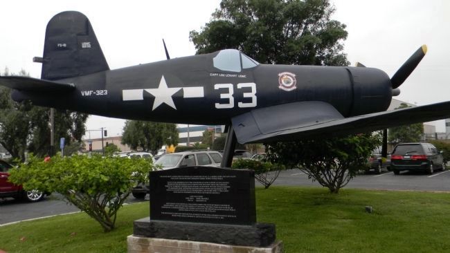FG-1D Corsair with markings of that flown by Captain Lenart in VMF-323 during WWII image. Click for full size.