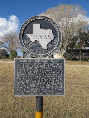 Herder Half Moon Place Marker image. Click for full size.