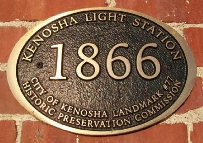 Kenosha Light Station Marker image. Click for full size.