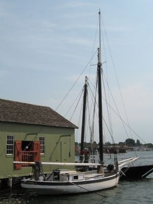Oyster Sloop Nellie. Click for full size. Oyster Sloop Nellie image. Click for full size.