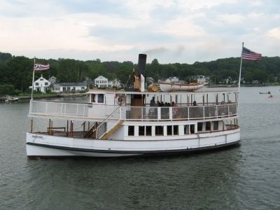 The Sabino cruising on the Mystic River image. Click for full size.