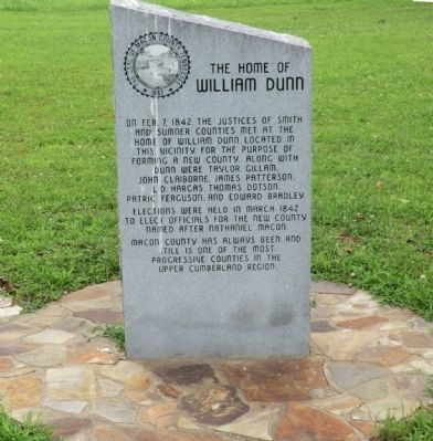 The Home of William Dunn Marker. Click for full size. The Home of William Dunn Marker image. Click for full size.