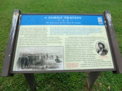 A Family Tragedy Marker image. Click for full size.
