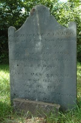 Captain Jacob Van Arnam Grave Marker. Click for full size. Captain Jacob Van Arnam Grave Marker image. Click for full size.