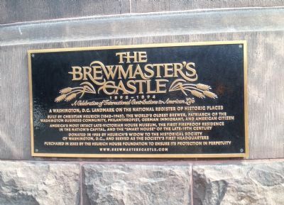 The Brewmaster's Castle Marker. Click for full size. The Brewmaster's Castle Marker image. Click for full size.