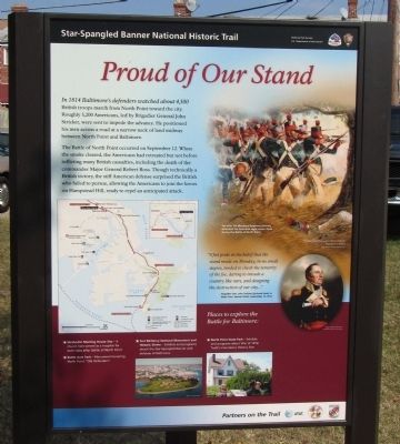 Proud of Our Stand Marker image. Click for full size.