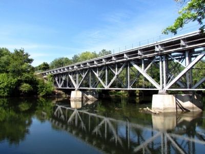 Railroad Bridge over St. Joseph River near Marker image. Click for full size.