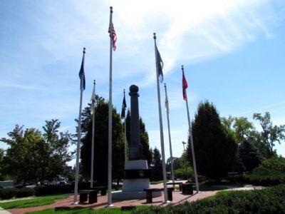 Niles Veterans Memorial image. Click for full size.