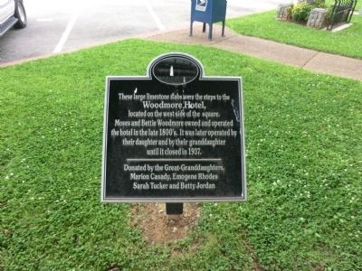 Woodmore Hotel Marker. Click for full size. Woodmore Hotel Marker image. Click for full size.
