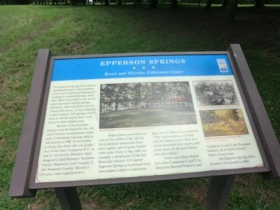Epperson Springs Marker image. Click for full size.