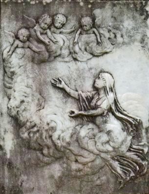 Bas Relief on Rosalie Calvert's Tomb image. Click for full size.