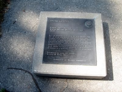 Gauler Twin Houses Marker. Click for full size. Gauler Twin Houses Marker image. Click for full size.