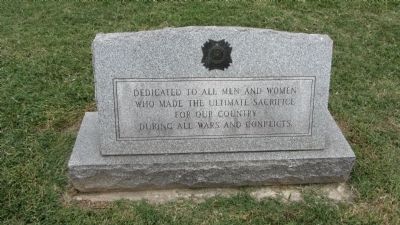 Dedicated to All Men and Women Marker. Click for full size. Dedicated to All Men and Women Marker image. Click for full size.