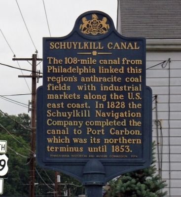 Schuylkill Canal Marker image. Click for full size.