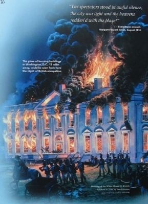 Burning of the White House image. Click for full size.