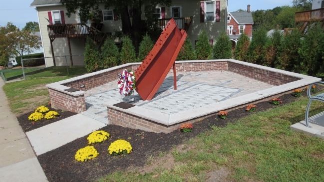 9-11 Memorial Sundial image. Click for full size.