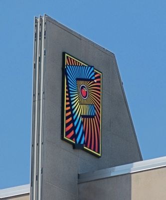 The Fillmore Logo<br> on the pylon.. Click for full size. The Fillmore Logo<br> on the pylon. image. Click for full size.