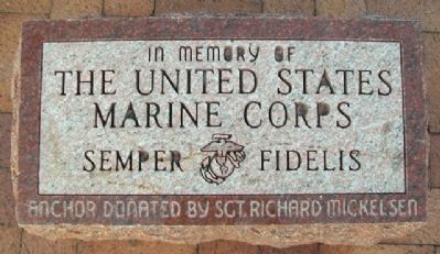 The United States Marine Corps Marker. Click for full size. The United States Marine Corps Marker image. Click for full size.