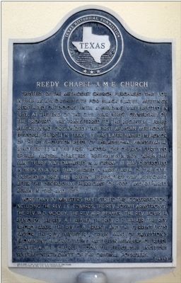 An additional Reedy Chapel A.M.E. Church Marker image. Click for full size.