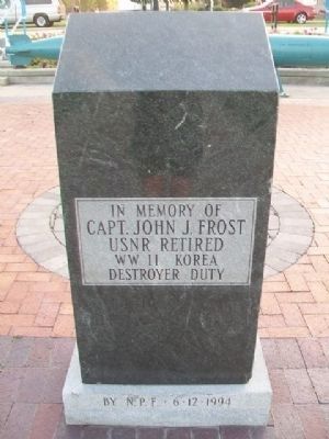 Naval Memorial Park Marker (back). Click for full size. Naval Memorial Park Marker (back) image. Click for full size.