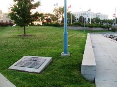 Naval Memorial Marker. Click for full size. Naval Memorial Marker image. Click for full size.