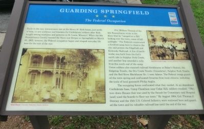 Guarding Springfield Marker image. Click for full size.
