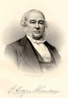 J. Edgar Thompson. Click for full size. J. Edgar Thompson image. Click for full size.