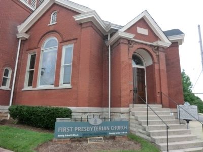First United Presbyterian Church Marker. Click for full size. First United Presbyterian Church Marker image. Click for full size.
